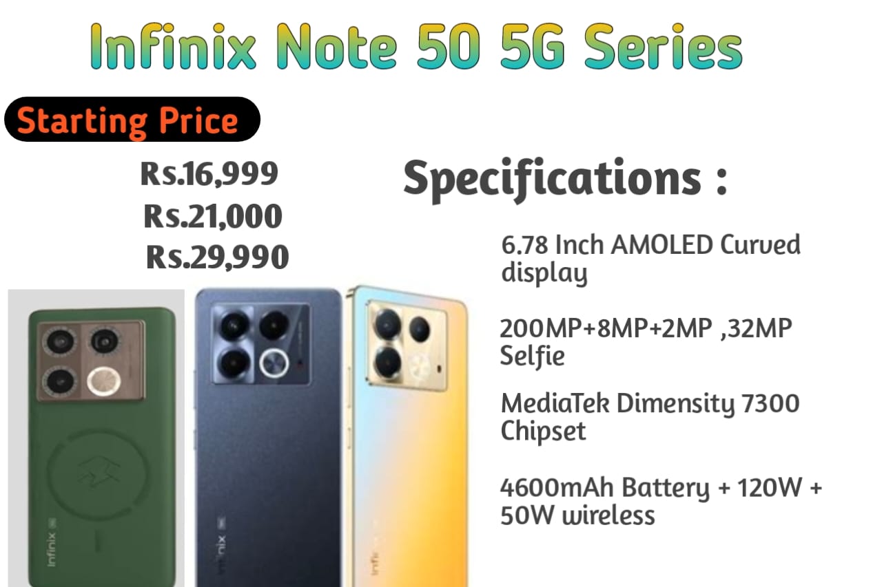 Infinix Note 50 5G Series