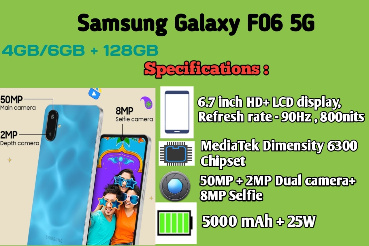 Samsung Galaxy F06 5G Phone